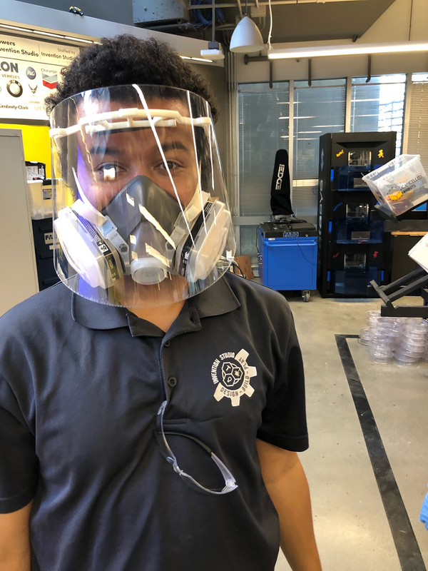 Faculty and students at Georgia Tech have designed a quick and easy way to manufacture face shields.